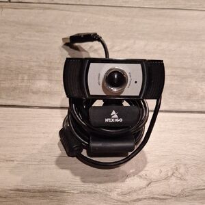 Black 1080p Usb Webcam